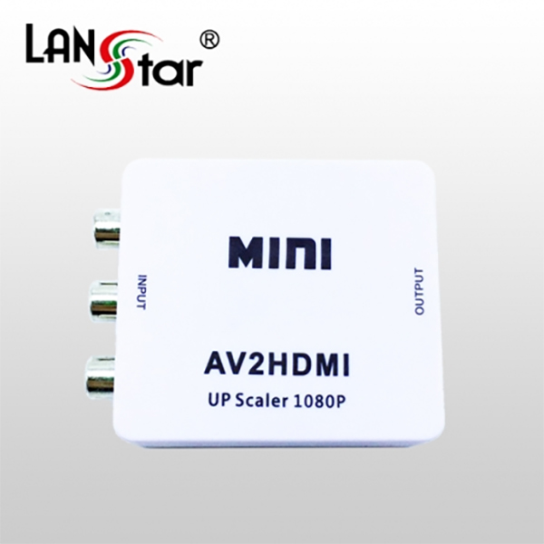 AV컨버터(AV to HDMI), 3RCA/F To HDMI/F, 양방향 불가