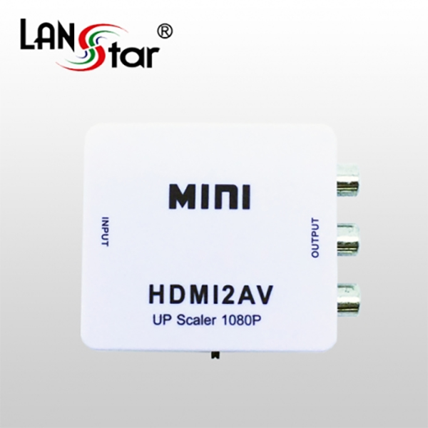 HDMI컨버터(HDMI to AV), HDMI/F To 3RCA/F, 720/1080P 양방향 불가