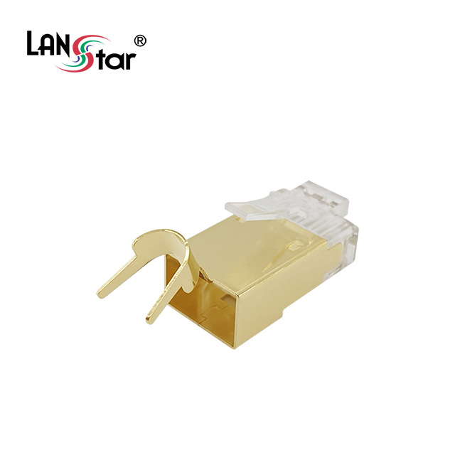 모듈러콘넥터, CAT.7, STP, 50u, 8P8C, Insert, 골드콘넥터 (낱개 : 1박스 수량)