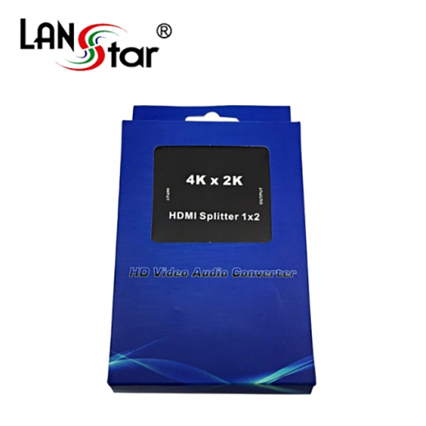 HDMI 미니 분배기 1:2 분배기 3D, 2K/4K/30MHz지원