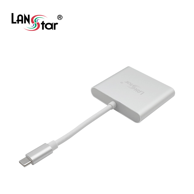 USB 3.1 To HDMI (4k지원) 멀티포트, 3.1(충전)+3.0(OTG), Silver