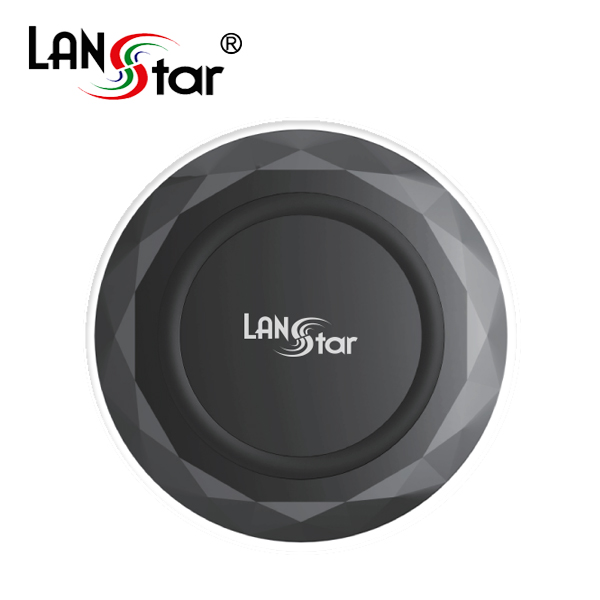 고속 무선충전기,원형패드, 블랙, 5V/2A,9V/1.67A