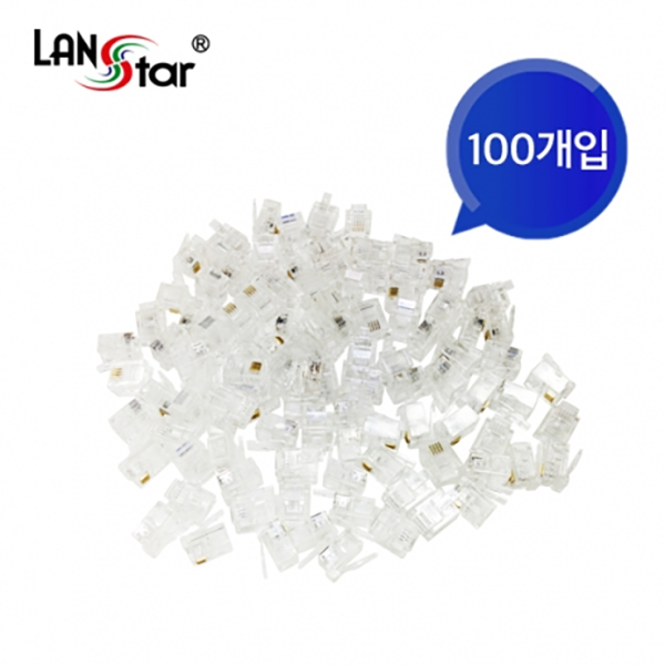 모듈러콘넥터 , RJ-11, 전화모뎀, 4P4C