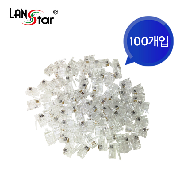 모듈러콘넥터 , RJ-11, 전화모뎀, 6P4C