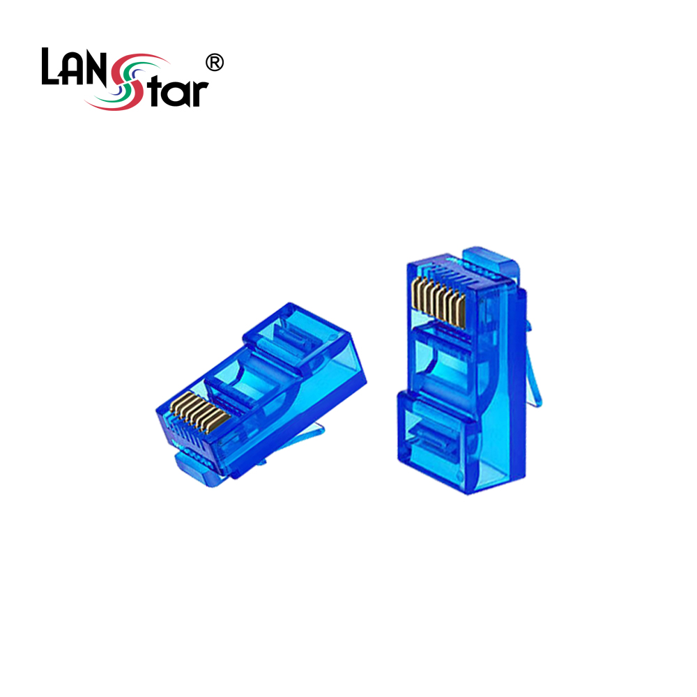 모듈러콘넥터 , RJ-45, CAT.5E UTP, Blue