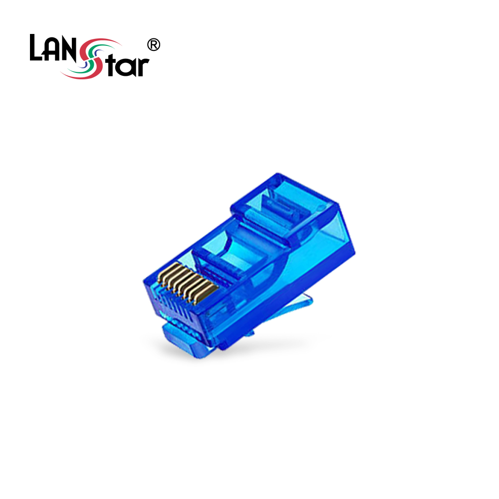 모듈러콘넥터 , RJ-45, CAT.5E UTP, Blue