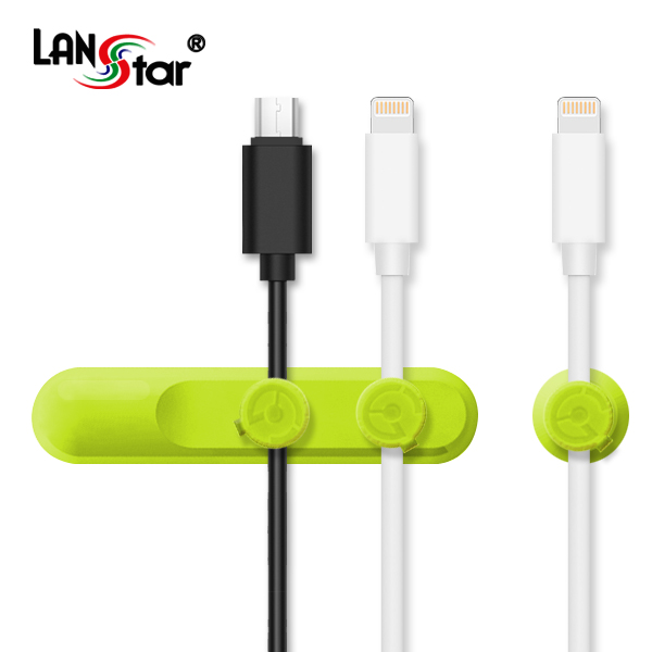 마그네틱 케이블 홀더 3PCS 그린