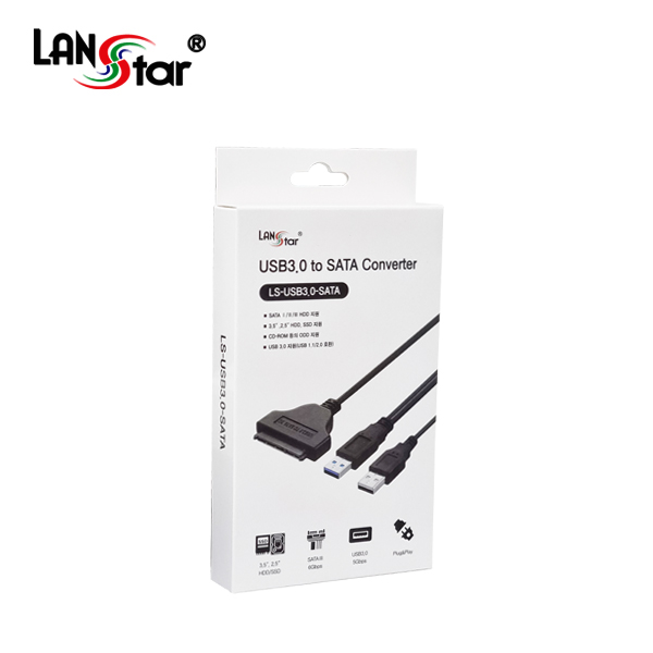 USB 3.0 To SATA 컨버터, USB 보조전원[12V 아답터 별도구매]