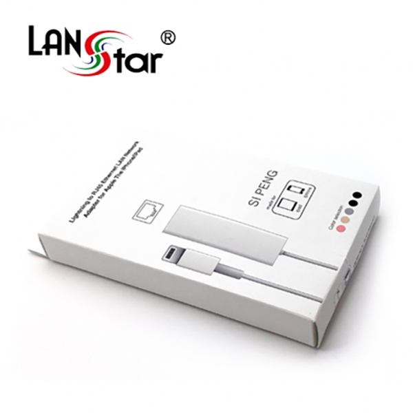 아이폰 전용 휴대용랜카드, USB2.0 10/100M Ethernet