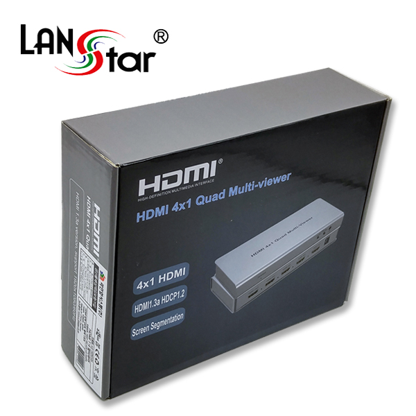 HDMI 멀티뷰어 4 : 1 모니터 화면 분할 1080P 60Hz