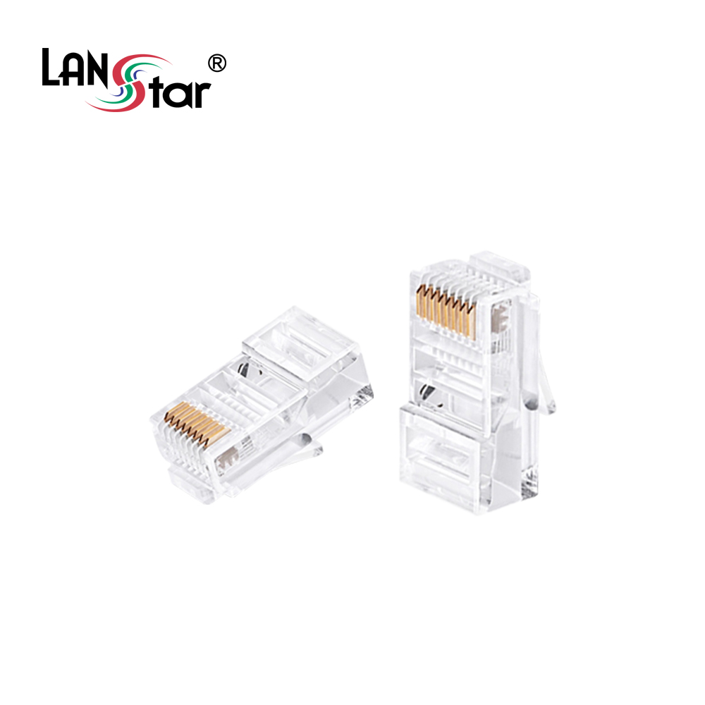 케이블 통과형 모듈러 콘넥터 8P8C, RJ45, CAT.6 UTP