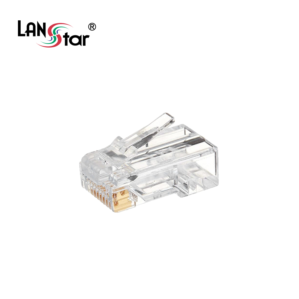 케이블 통과형 모듈러 콘넥터 8P8C, RJ45, CAT.5E, UTP