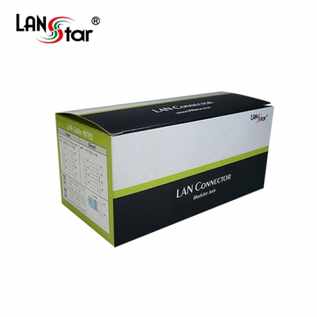 케이블 통과형 모듈러 콘넥터 8P8C, RJ45, CAT.5E, UTP