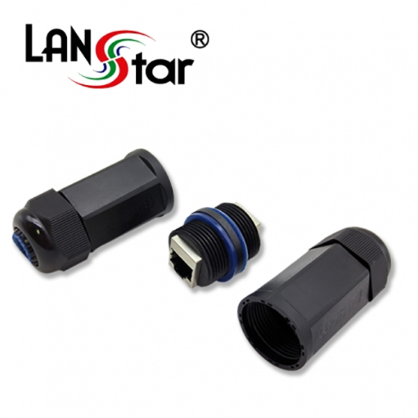 방수용,방수 공사용, CAT.6 FTP, 랜 커플러 I형 1:1, IP67