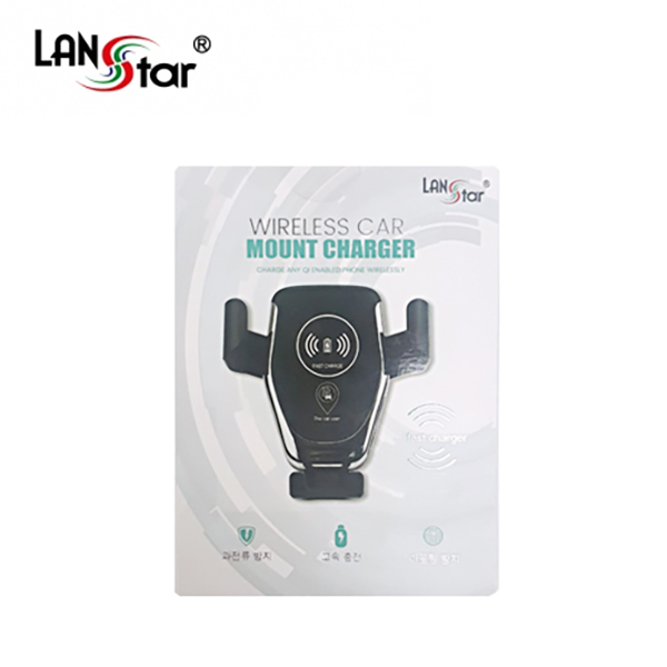 차량용 고속 무선충전기, 중력 거치형, 9V/1.67A