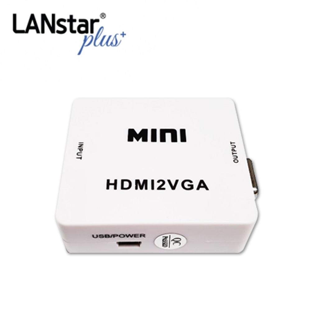 HDMI TO VGA 컨버터,오디오 지원 (100개)