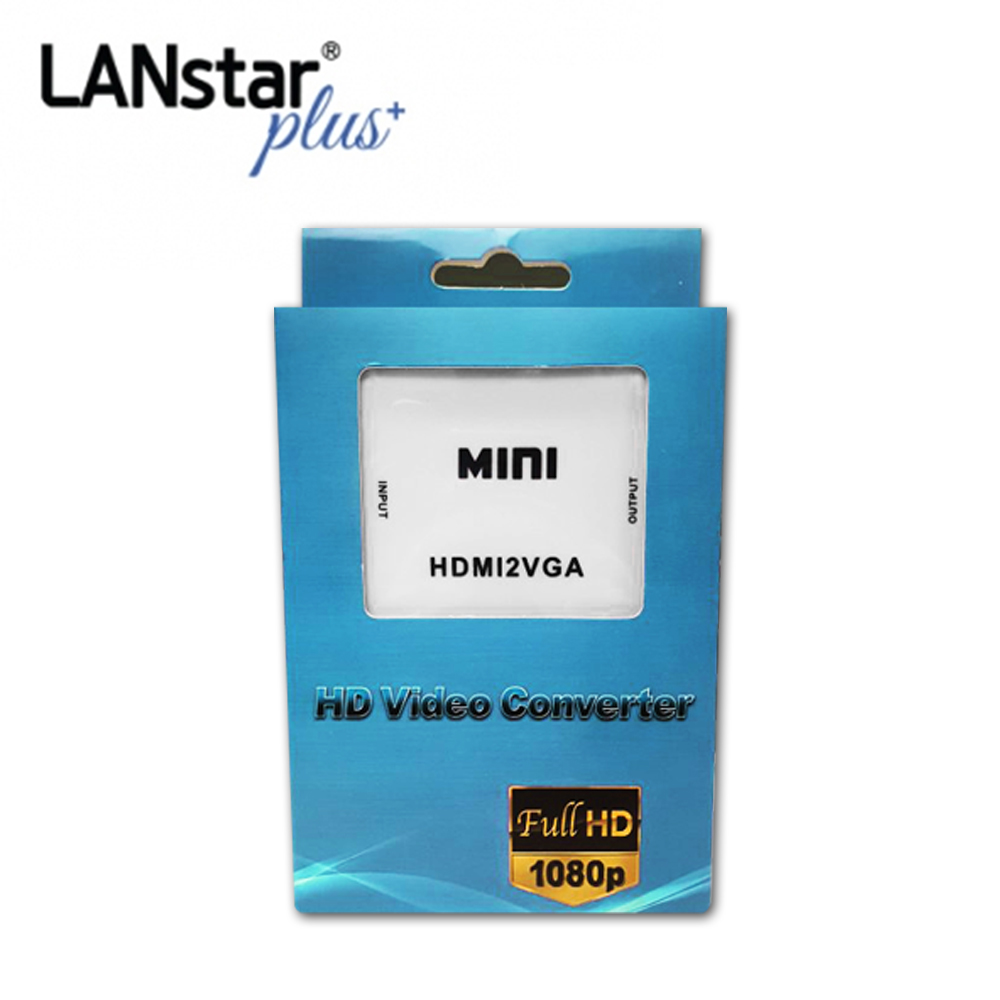HDMI TO VGA 컨버터,오디오 지원 (100개)