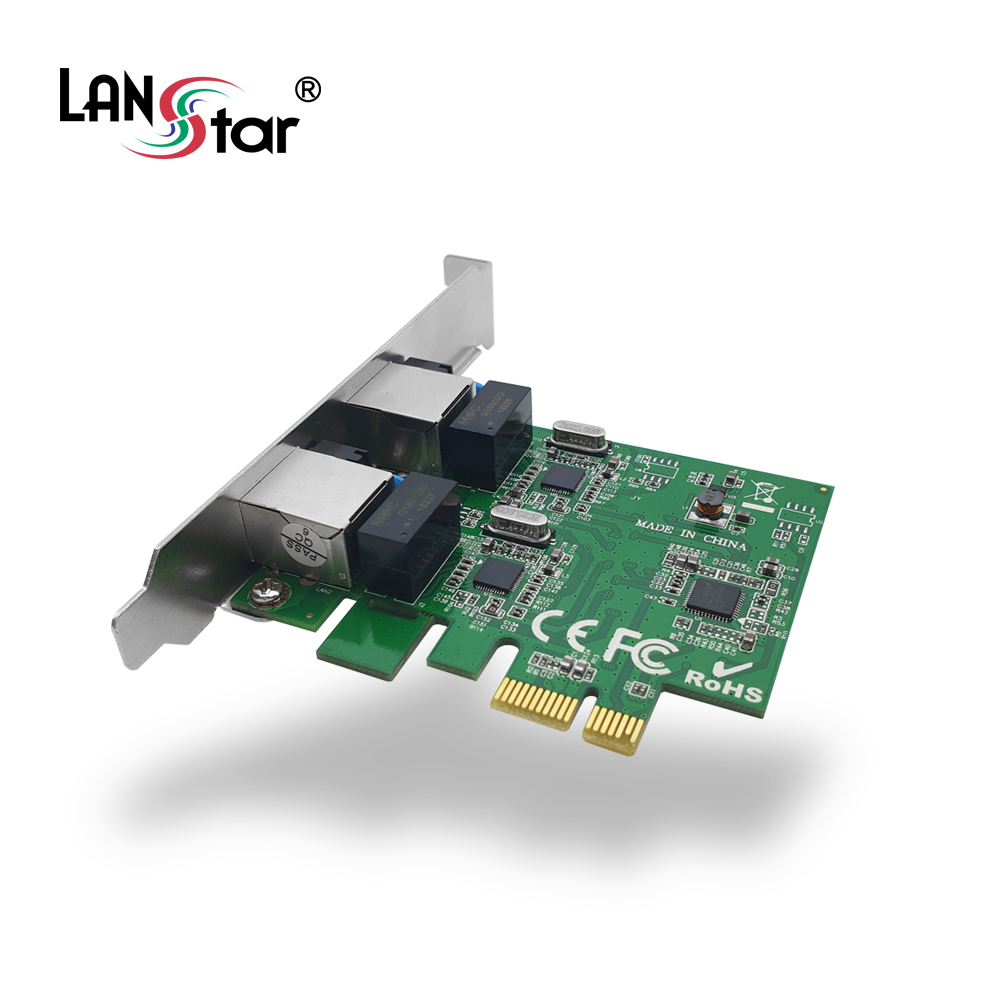 PCI EXPRESS 듀얼 기가 랜 카드 2Port, RTL8111F