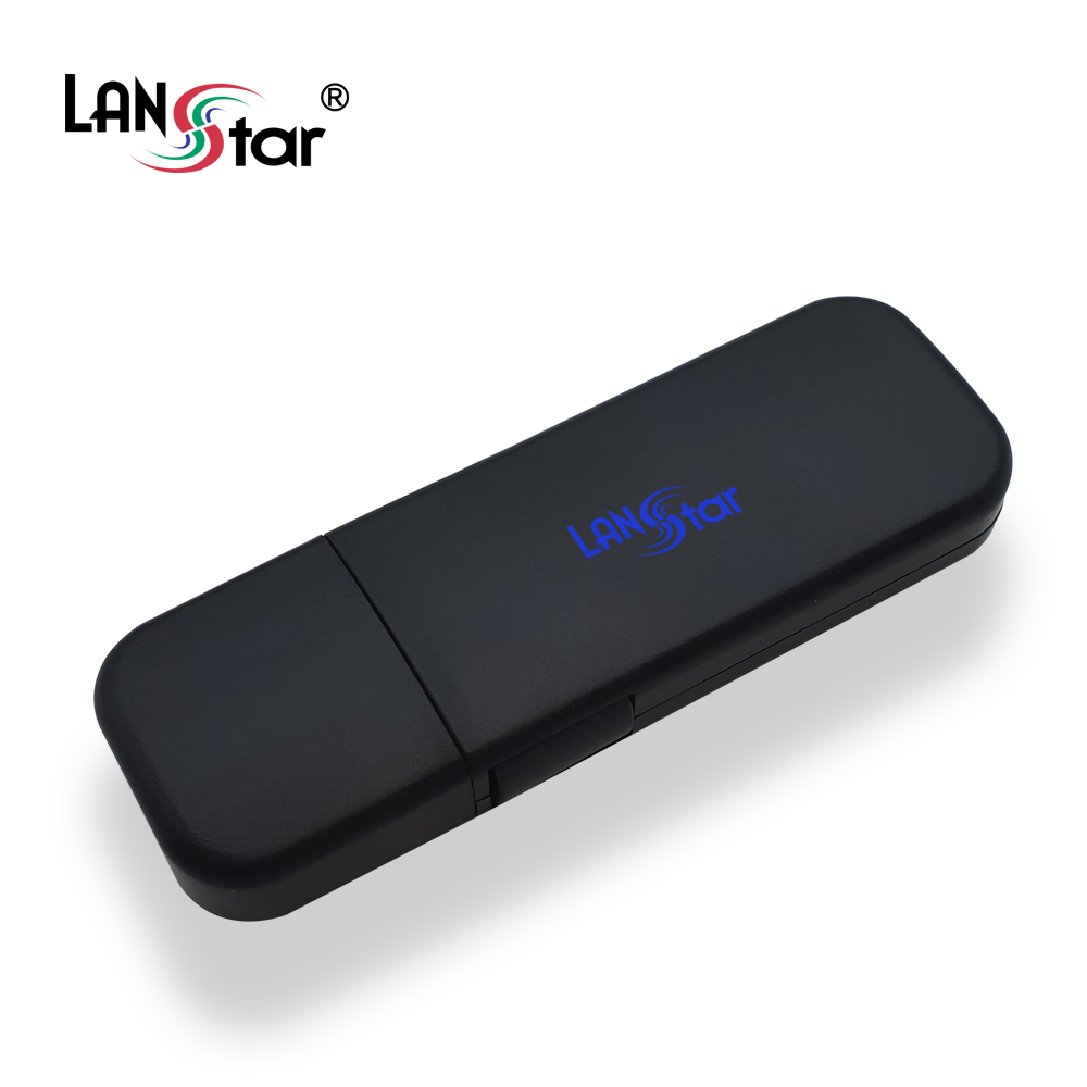 USB포트 잠금장치, USB A타입 커넥터 4개 포함 세트 (블루)