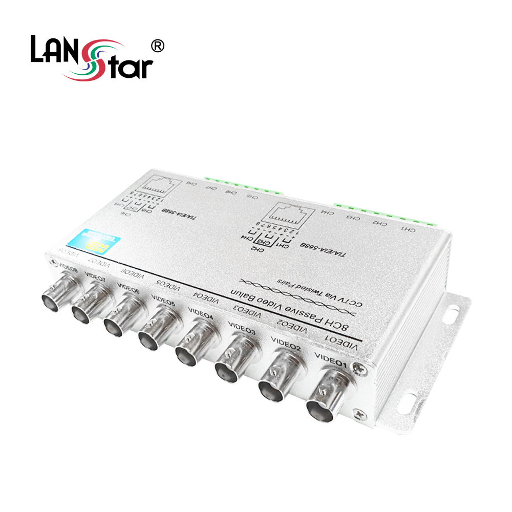 8채널 HD CCTV 비디오 리시버, 패시브타입