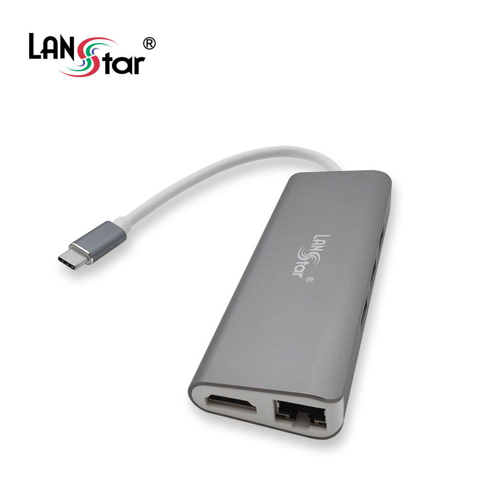 Type C 멀티 허브 , HDMI, RJ45, SD/Micro SD, USB3.0*3