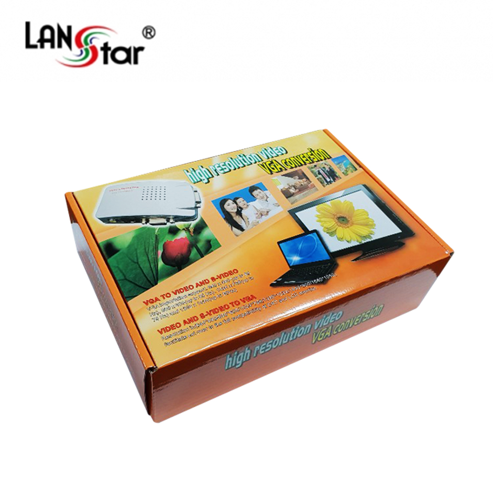 Video to VGA 디코더 VGA(RGB), SVHS, RCA 입력, VGA(RGB) 출력