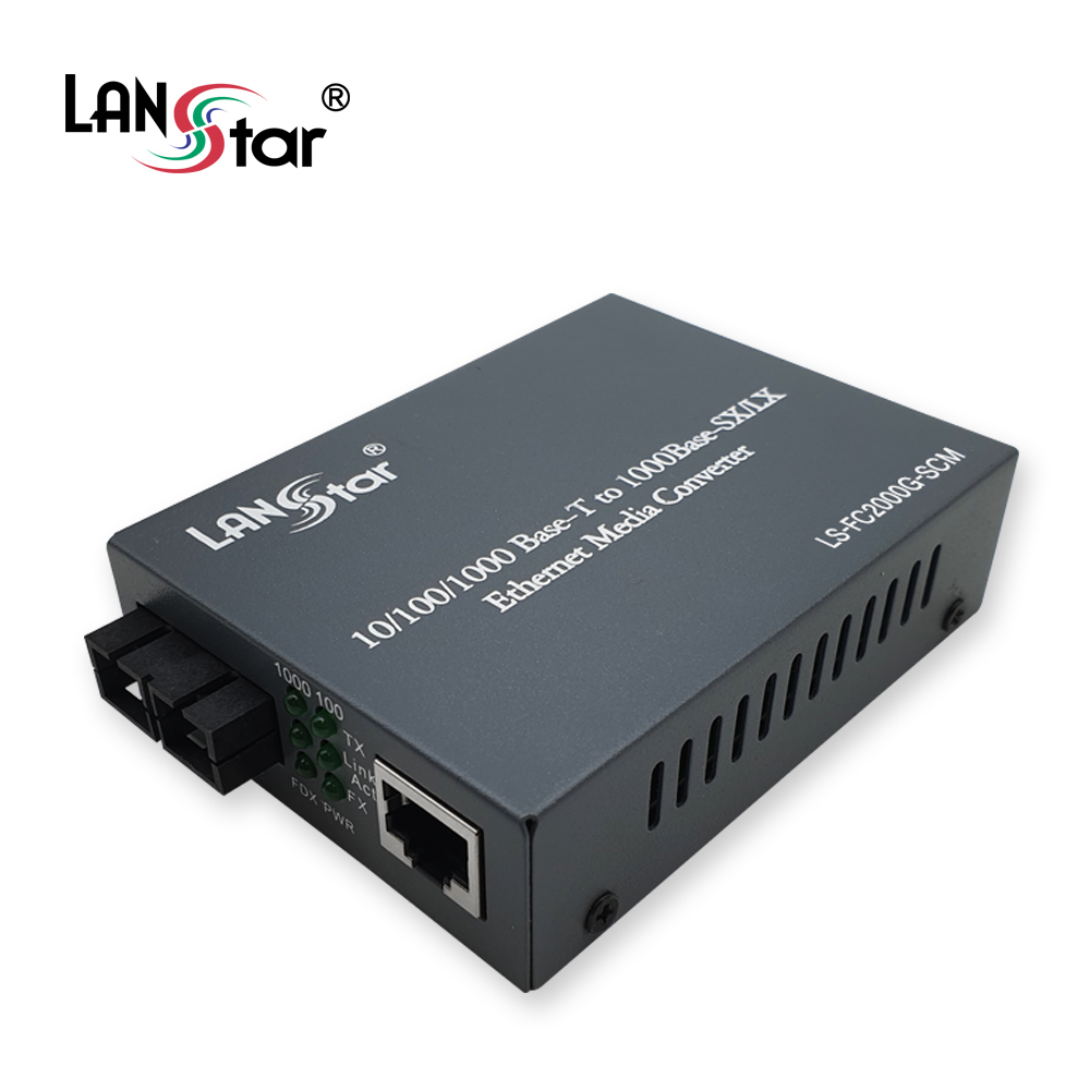 광 미디어 컨버터/광 컨버터, 기가비트 10/100/1000Mbps 멀티모드 최대 2km