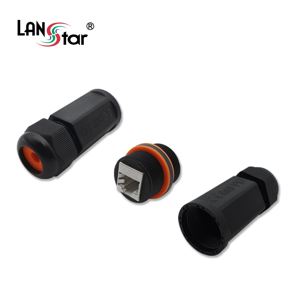방수용 랜 커플러, CAT.6A/CAT.7 FTP, F/F 랜 커플러 I형 1:1, IP67