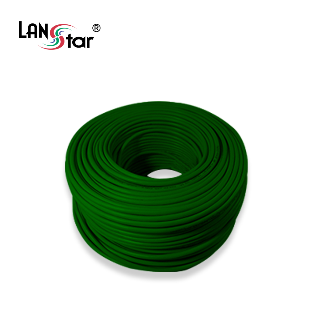 UTP 랜케이블 , CAT.5E, BOX, 100M , Green, 24AWG -RO