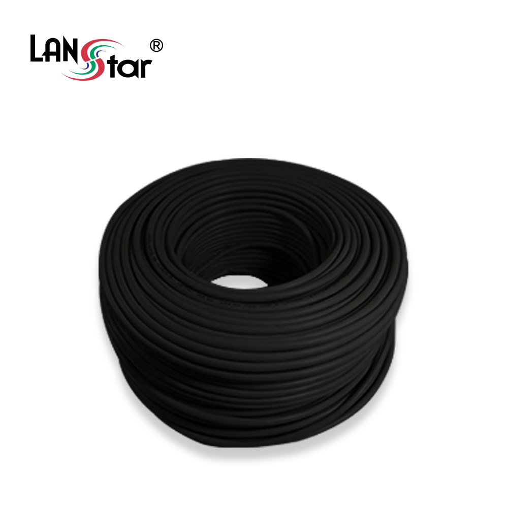 UTP 랜케이블 , CAT.5E, BOX, 100M , Black, 24AWG -RO