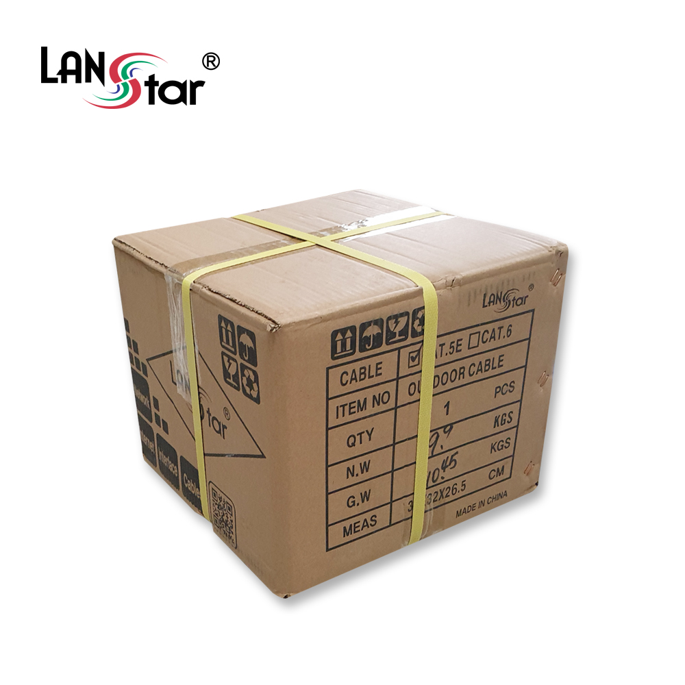 옥외용 , OUTDOOR Cable , Black , CAT.5E UTP BOX 300M