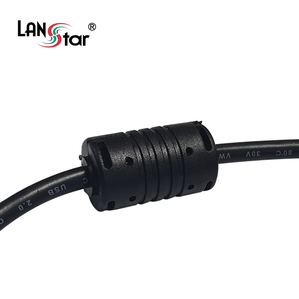 USB2.0케이블 , A/M-B/M, 1M, 1Core, black