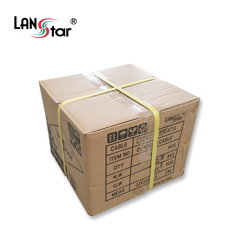 옥외용 , OUTDOOR Cable , Black , CAT.6 UTP BOX 300M