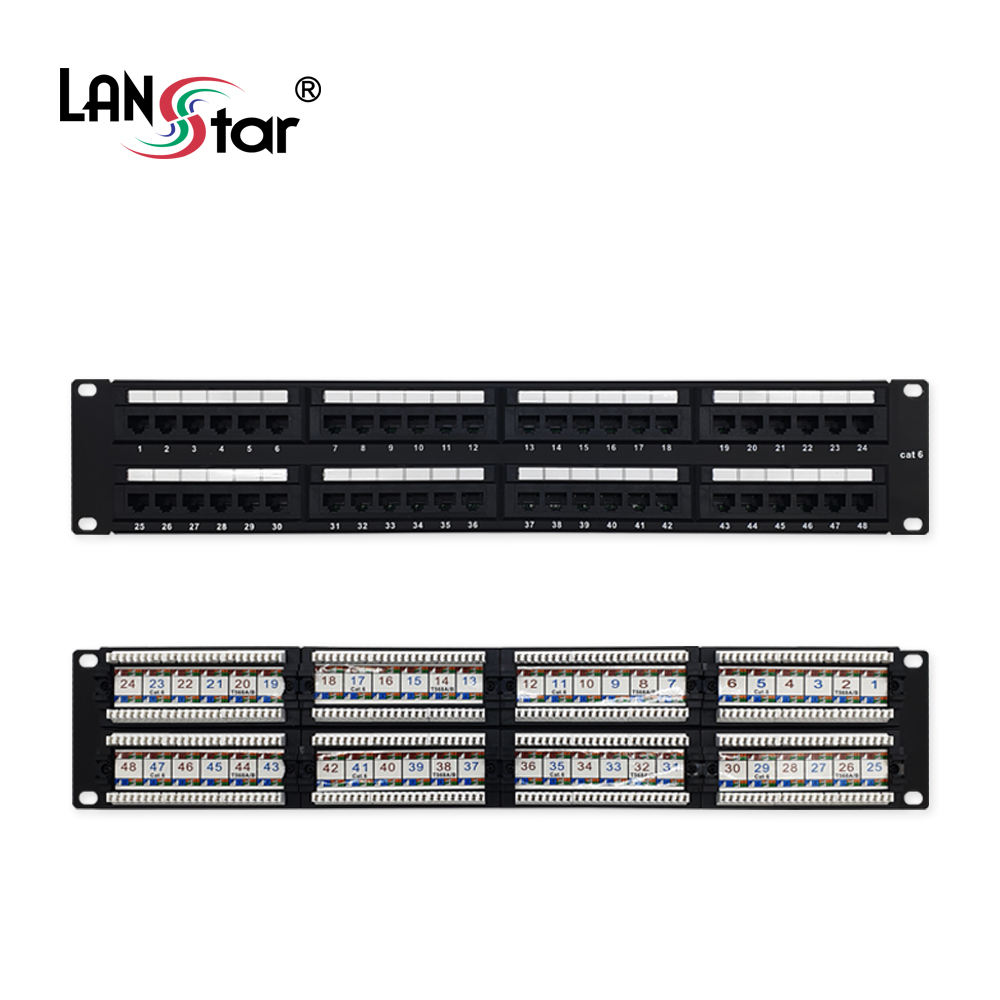 Cat.6 UTP 48포트 패치판넬