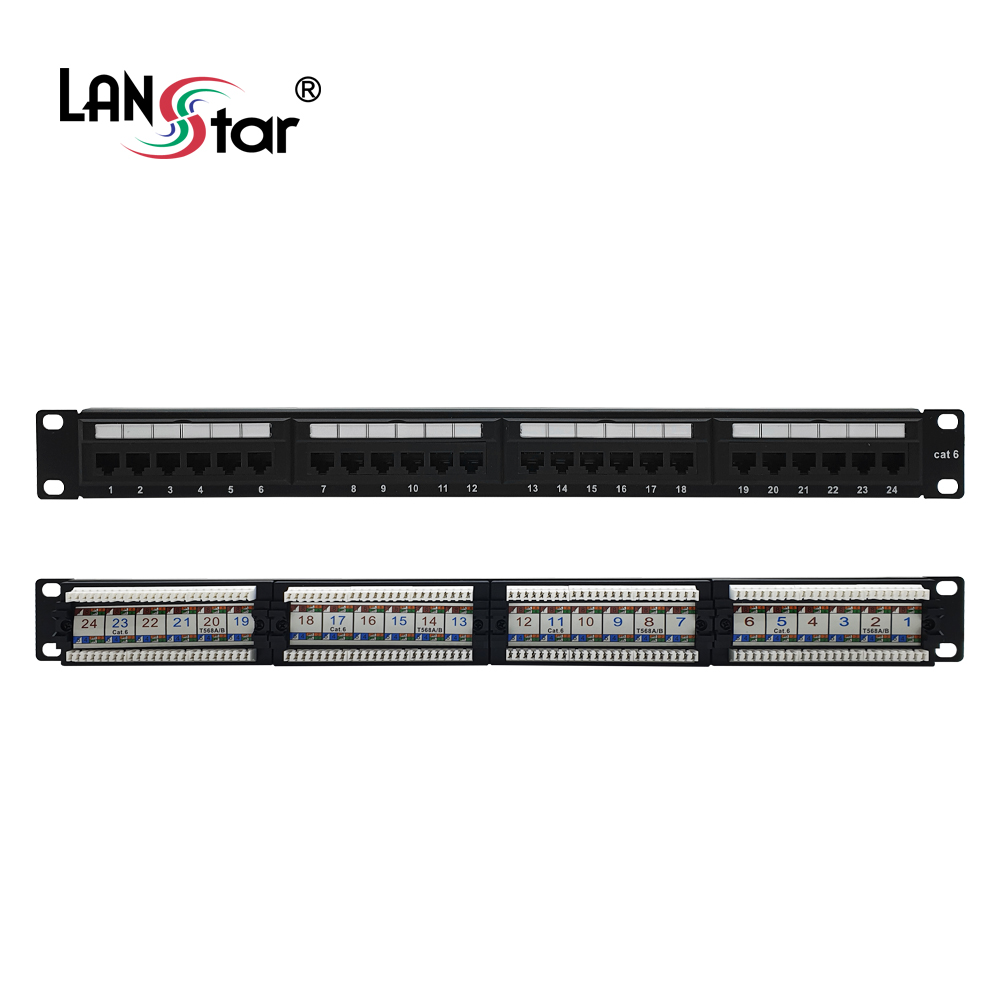 Cat.6 UTP 24포트 패치판넬