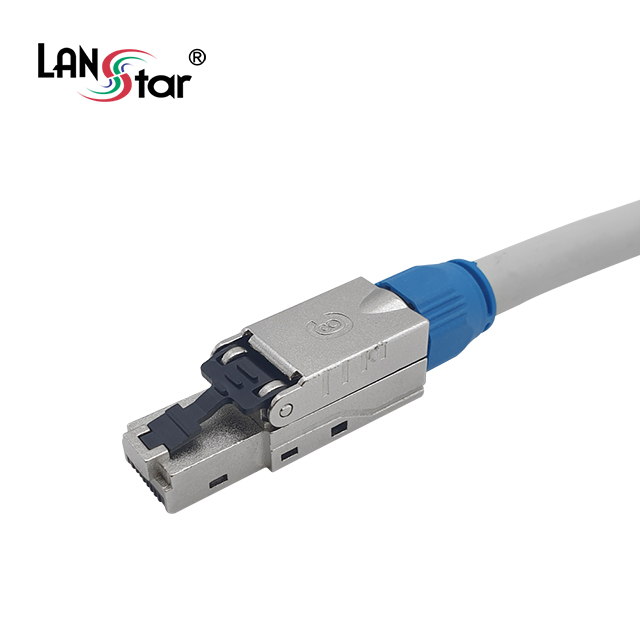 랜스타 LS-M850N Tooless 모듈러콘넥터 RJ45 CAT8 STP 8P8C 40G