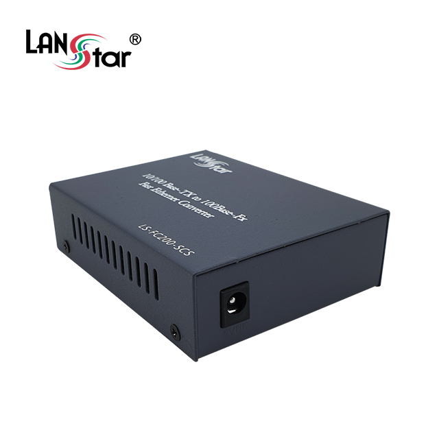랜스타 LS-FC200-SCS 광 미디어 컨버터 싱글 SC타입 100Mbps
