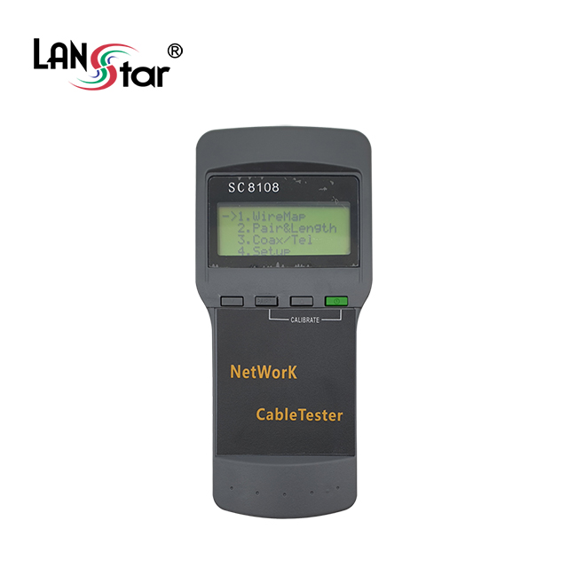 랜스타 LS-LANTS 랜 케이블 LCD 길이 테스터기 배열 단선 쇼트 페어 테스트 지원