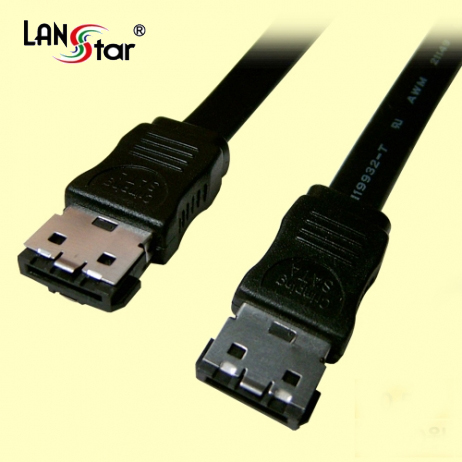 ESATA케이블 , M／M, BLACK, 1M