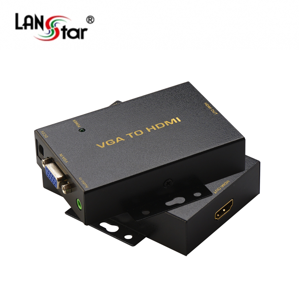 VGA TO HDMI 영상 컨버터, 오디오지원, 아답터포함
