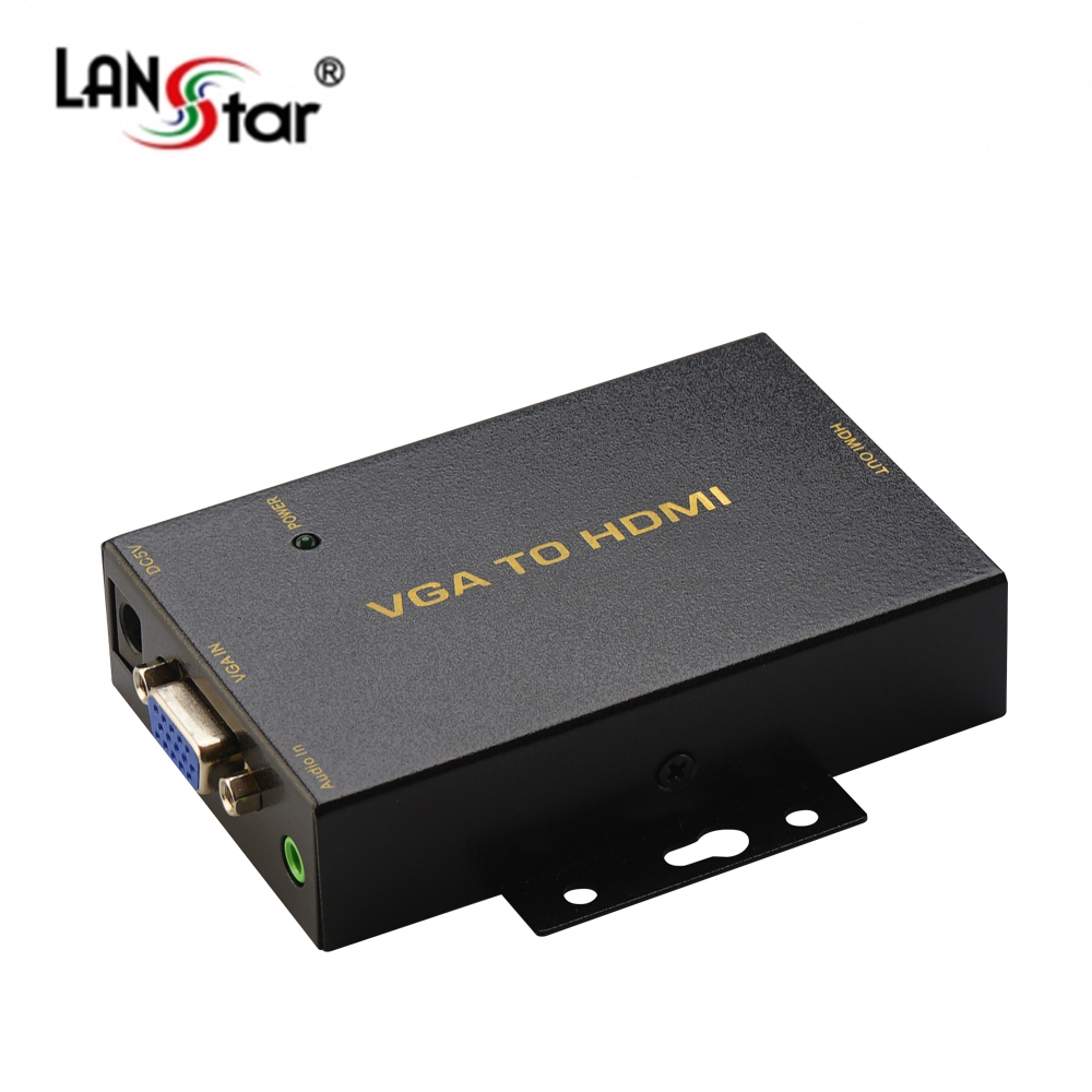 VGA TO HDMI 영상 컨버터, 오디오지원, 아답터포함