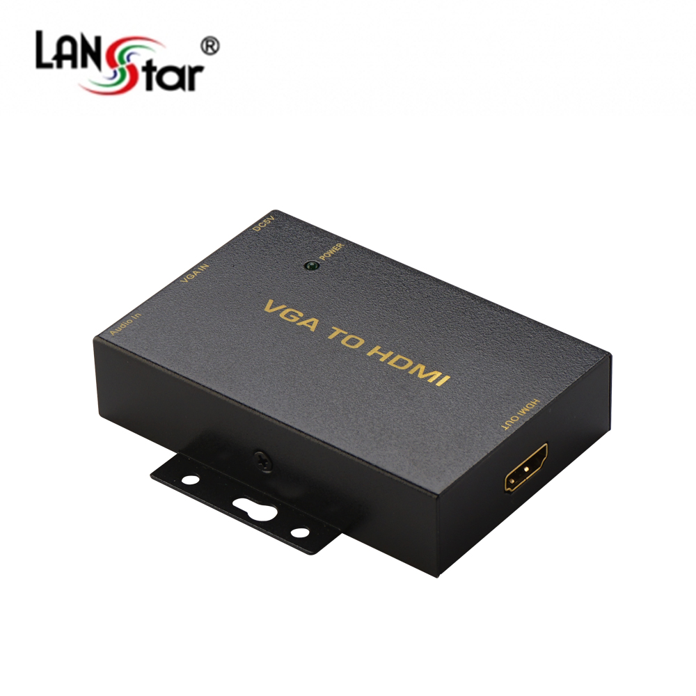 VGA TO HDMI 영상 컨버터, 오디오지원, 아답터포함
