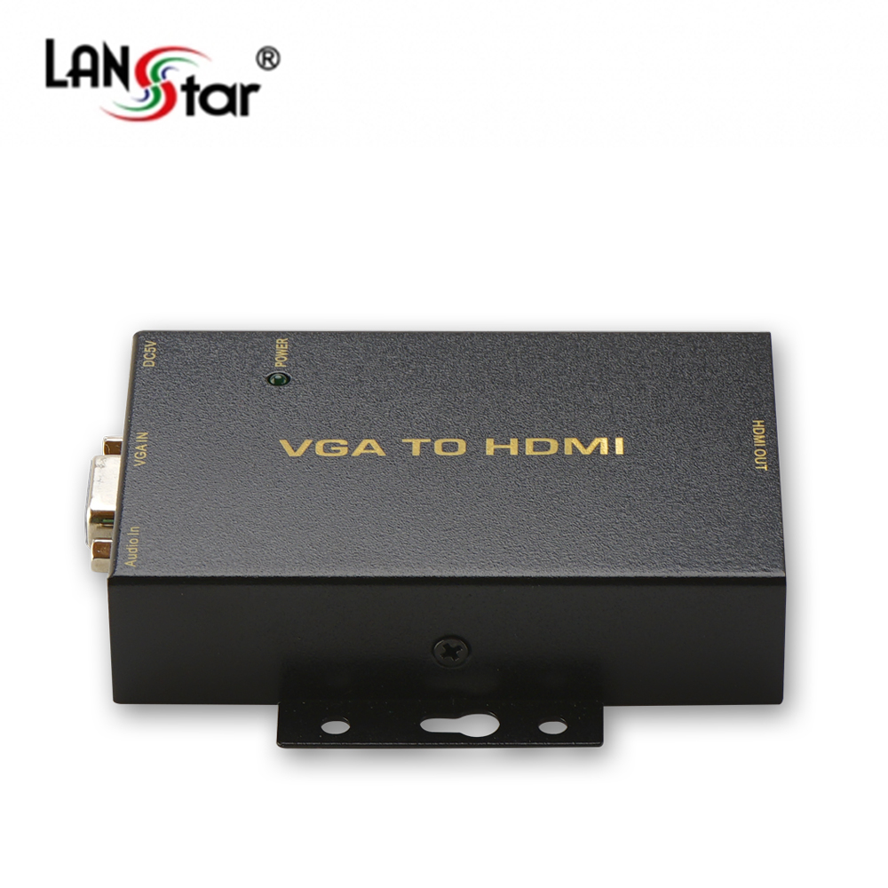 VGA TO HDMI 영상 컨버터, 오디오지원, 아답터포함