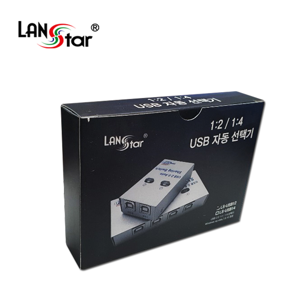 USB2.0 자동선택기 USB A/1：USB B/2