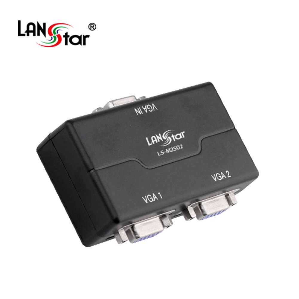 VGA(RGB) 1:2 모니터 분배기, 250Mhz