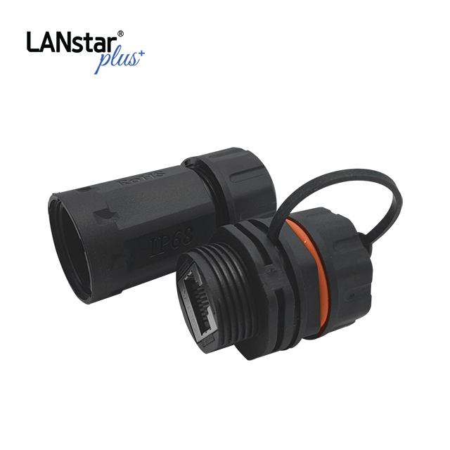 CAT.6A STP 방수 랜 커플러