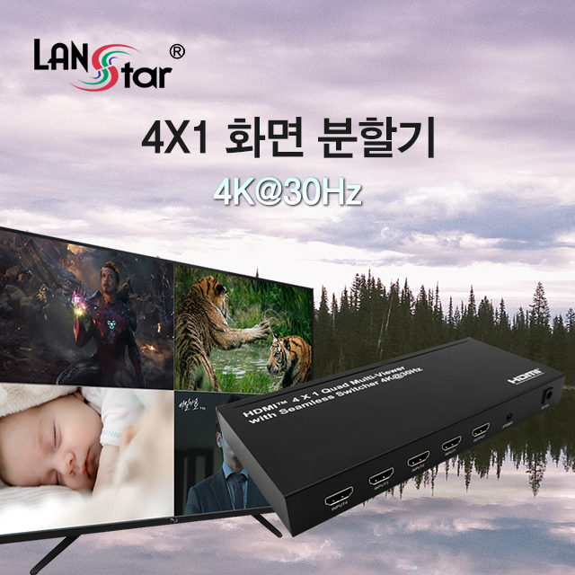 화면분할기, 멀티뷰어 4K 해상도