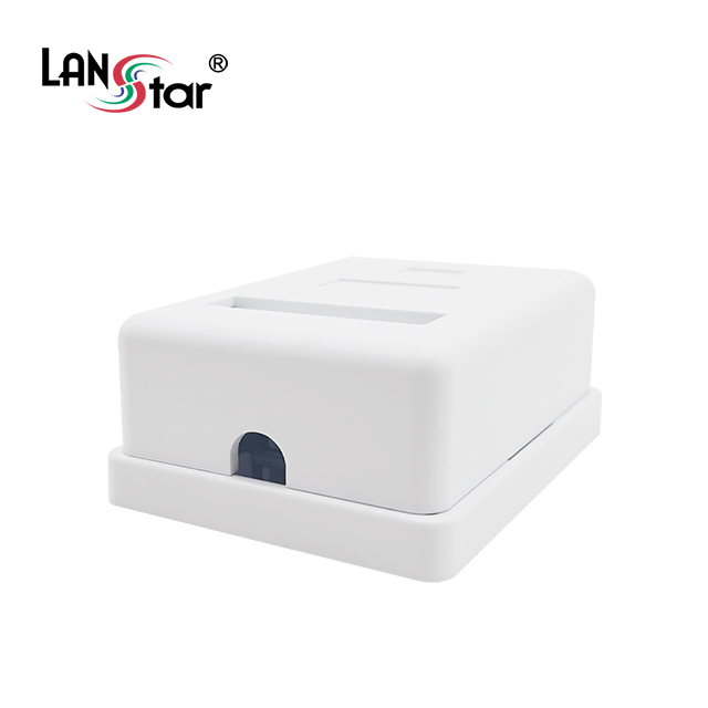 STP Cat.5E 노출형 아울렛 박스, 1포트