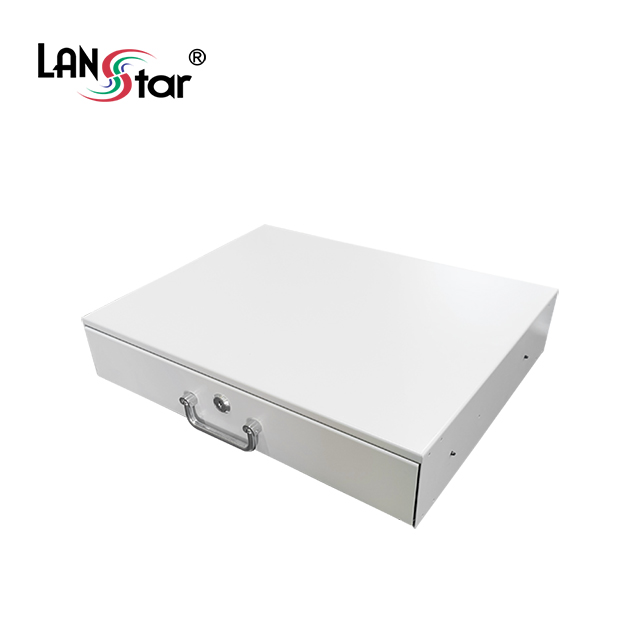 허브랙 슬라이드 서랍장 2U, Ivory [30407]