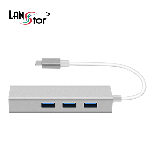 Type C 멀티허브 , 기가랜카드 + USB3.0허브